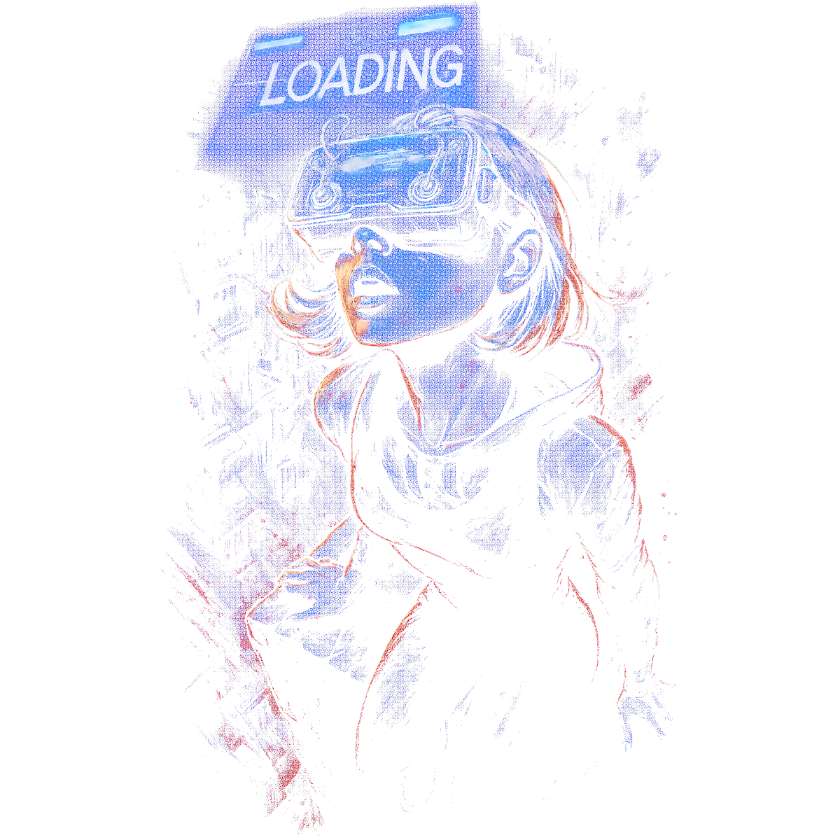 Cyberpunk VR Loading