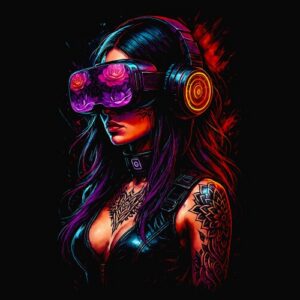 Cyberpunk VR Standing
