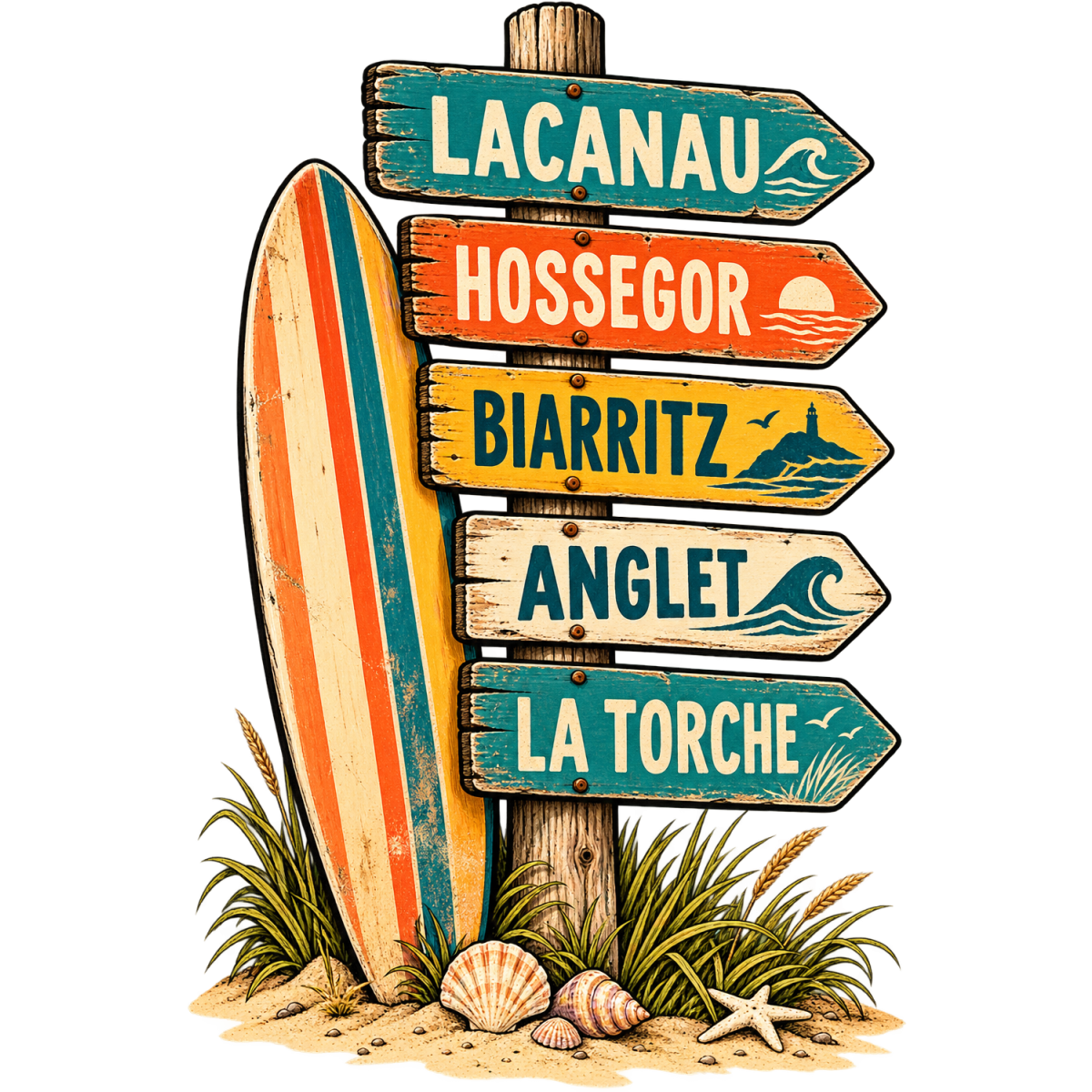 Destinations Surf en France