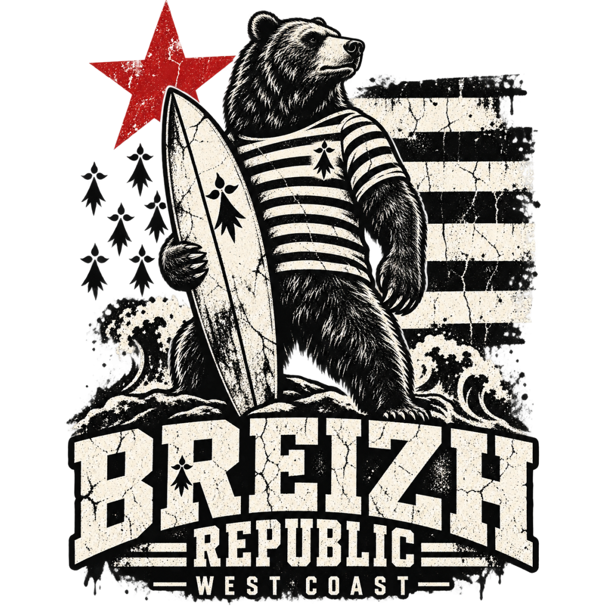 Enfant, Breizh Republic Surfer, California Style