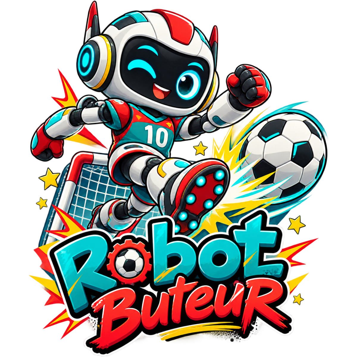 Enfant Football Robot Buteur