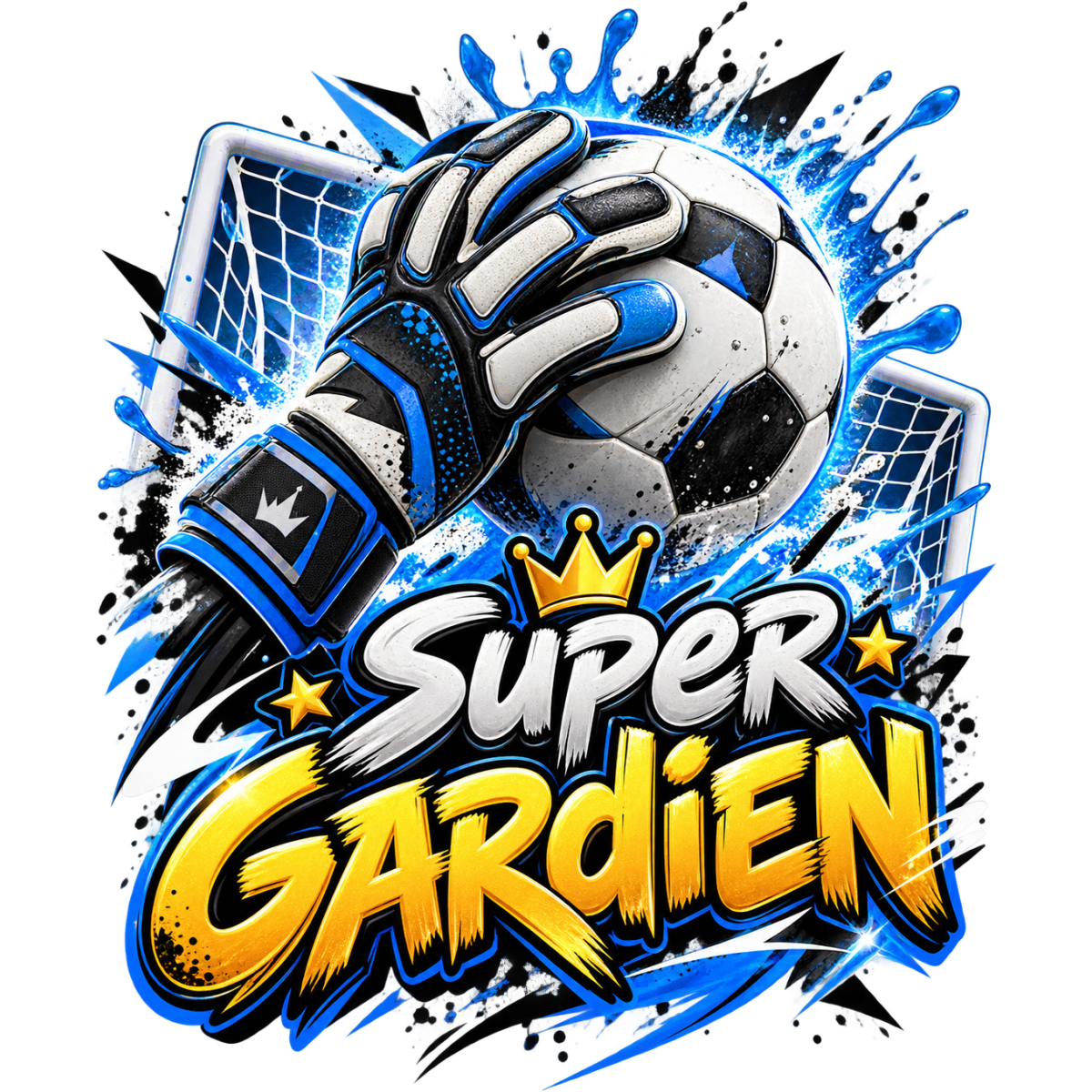 Enfant Football Super Gardien