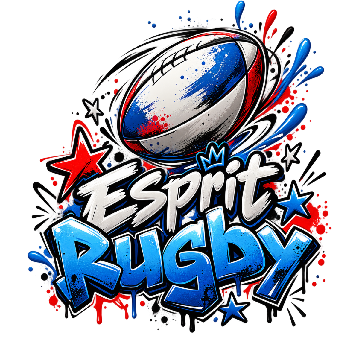 Enfant Rugby Esprit Graffiti