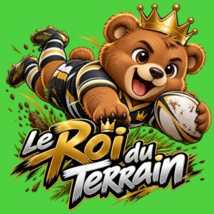 Enfant Rugby Roi Terrain Ours