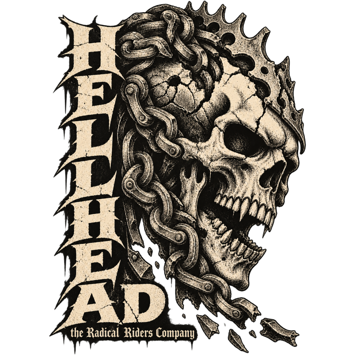 Hellhead Crane Chaine Pignon Brise