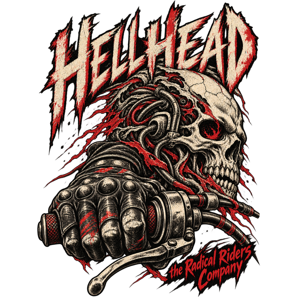 Hellhead Crane Poing Guidon Mecanique