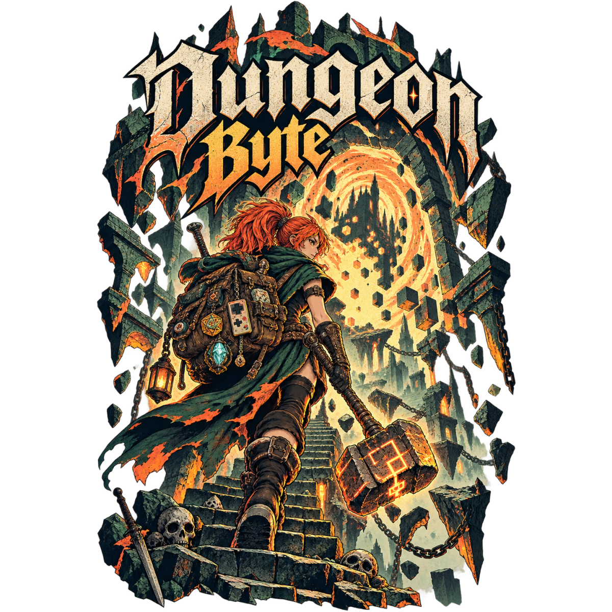 Hero Gamer Aventuriere Donjon Marteau Magique