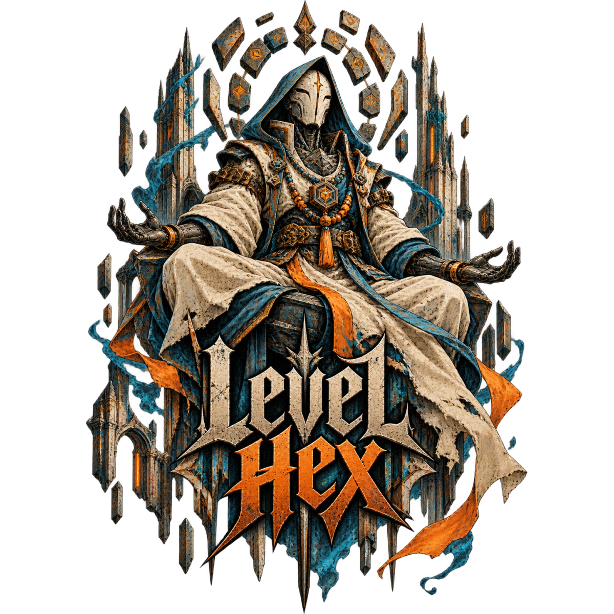 Hero Gamer Moine Mecanique Halo Hexagonal
