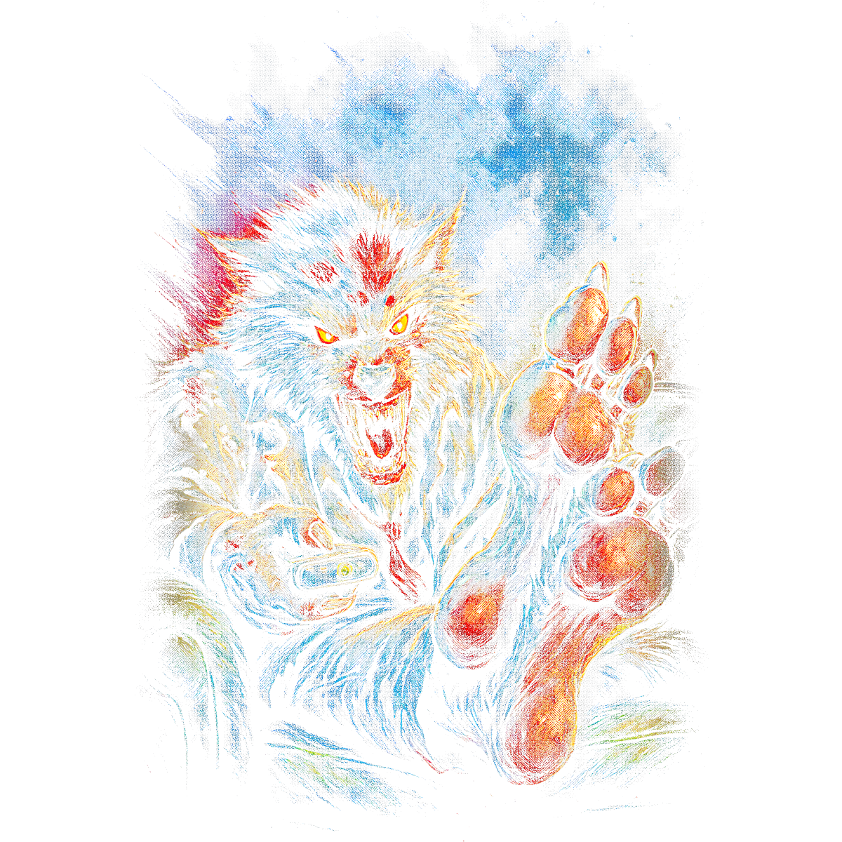 Horreur Loup Garou Griffes