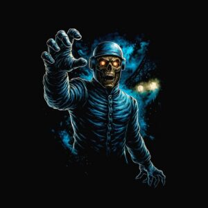 Horreur Squelette Robot Nocturne