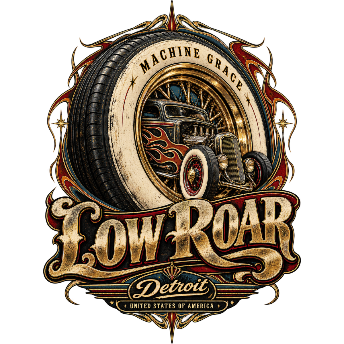 Hotrod Low Roar Wheel Detroit