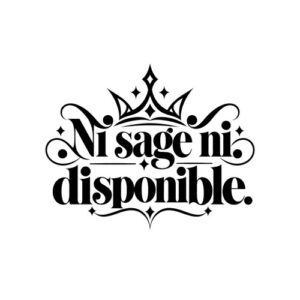 Humour Ni Sage Ni Disponible