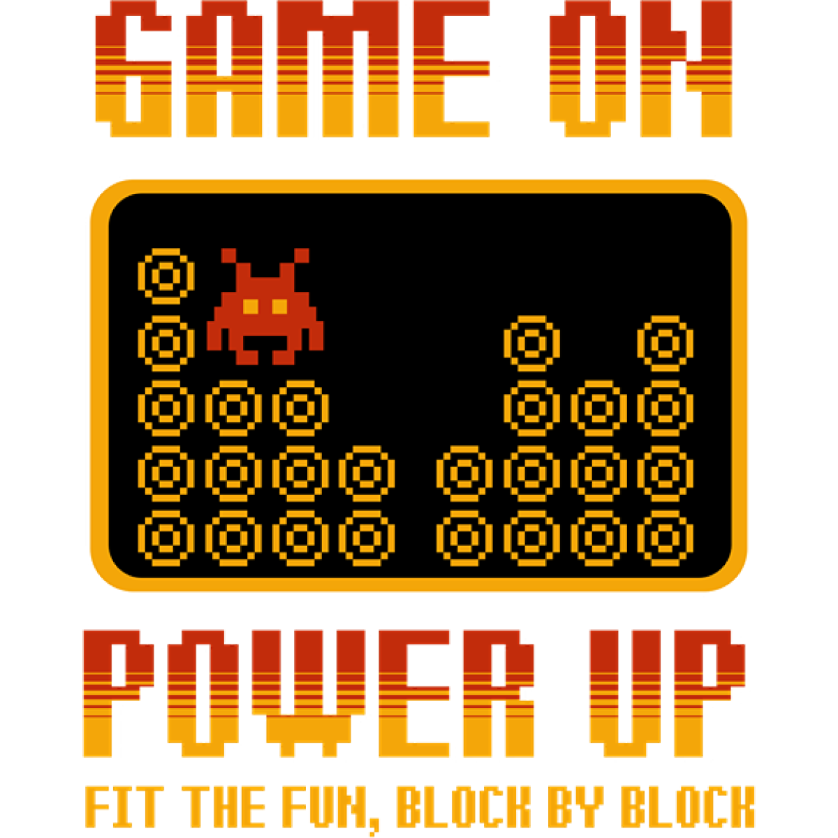 Jeu vidéo rétro personnage bloc pixels