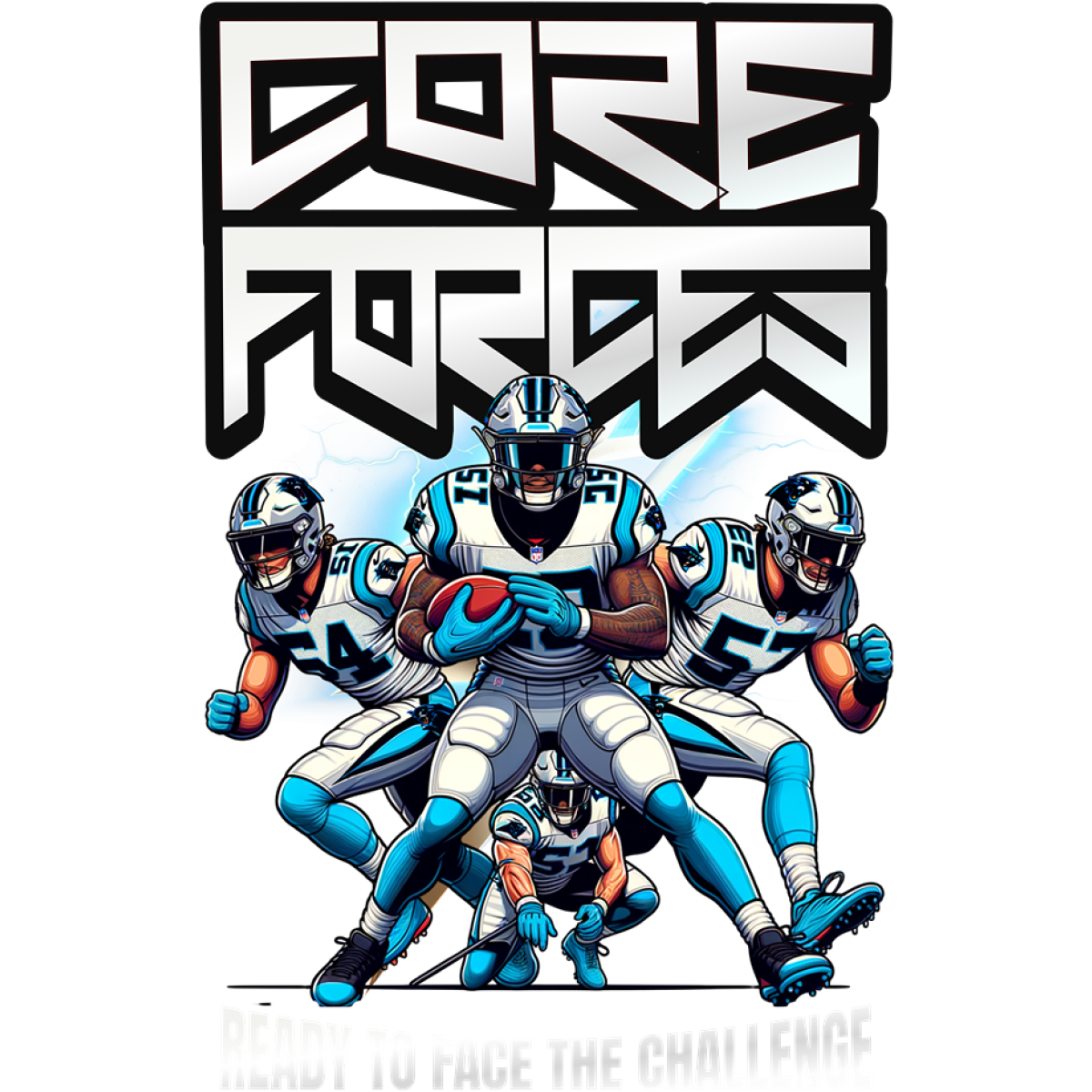 Joueurs Football Américain Action Dynamique