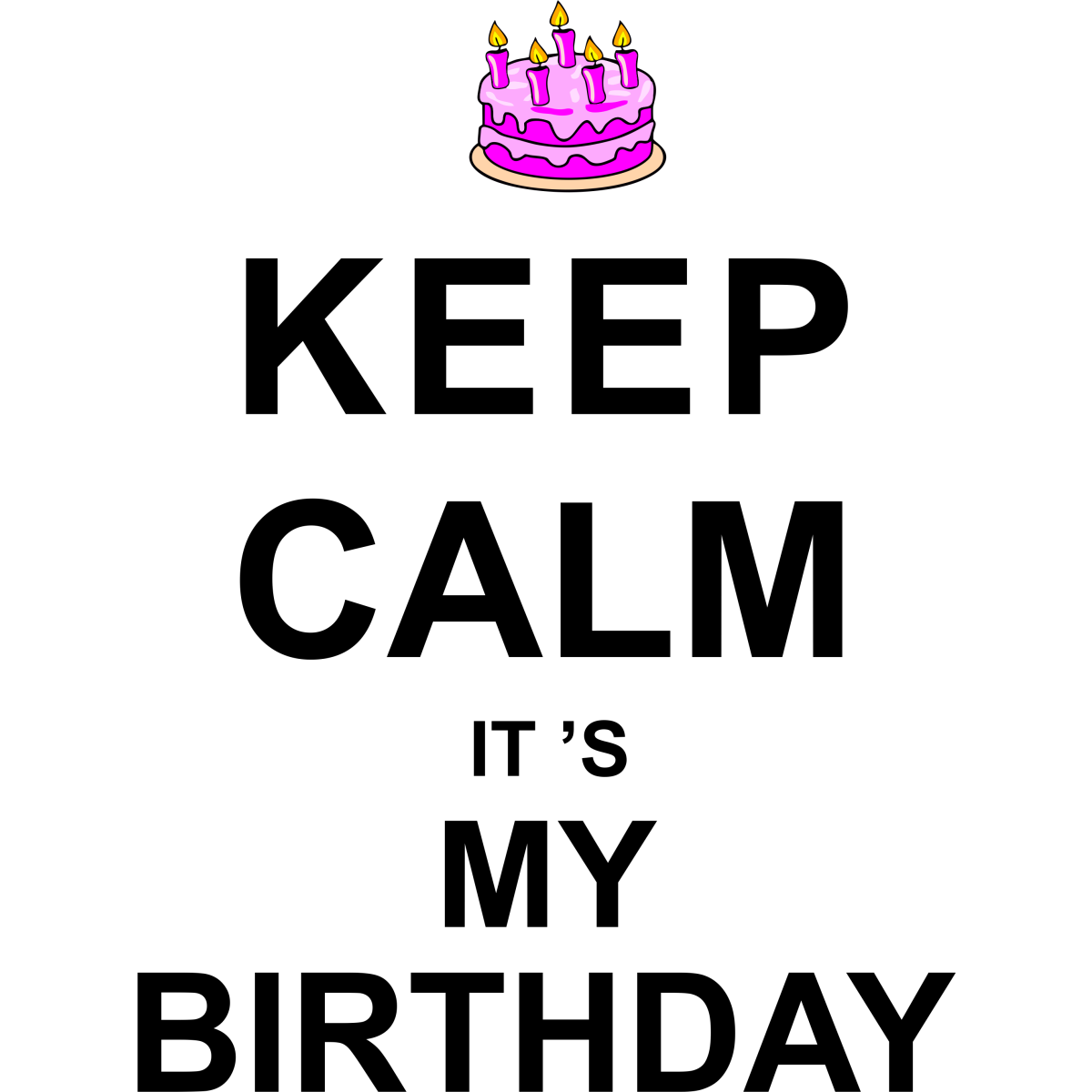 Keep Calm Birthday