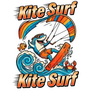 Le Requin fait du Kitesurf