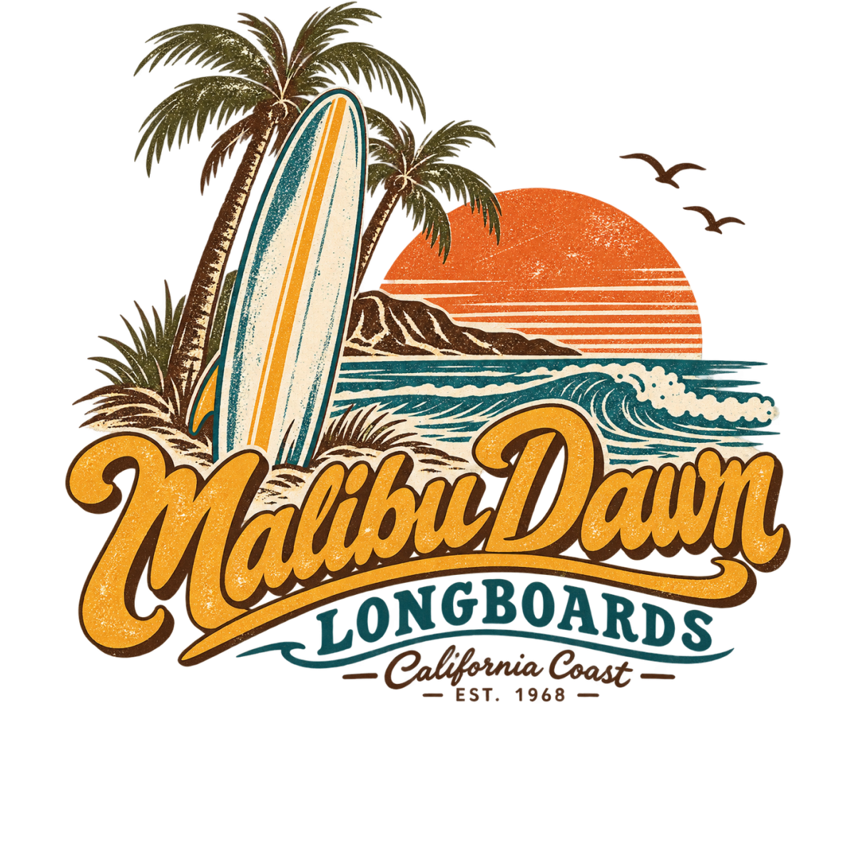Malibu Dawn Longboards, California