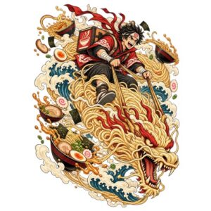 Manga Cavalier Ramen Dragon Nouilles