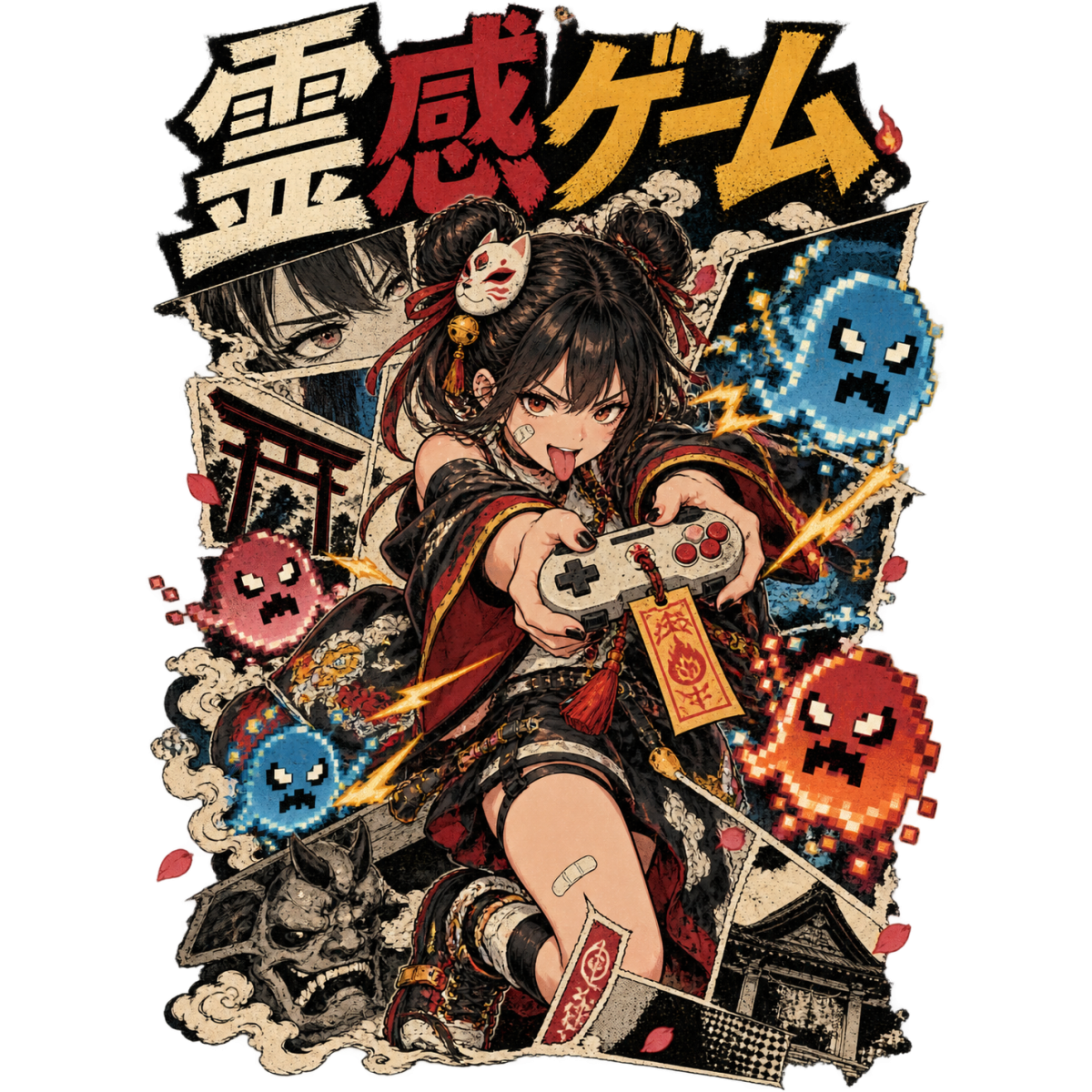 Manga Joueuse Exorciste Fantomes Pixels