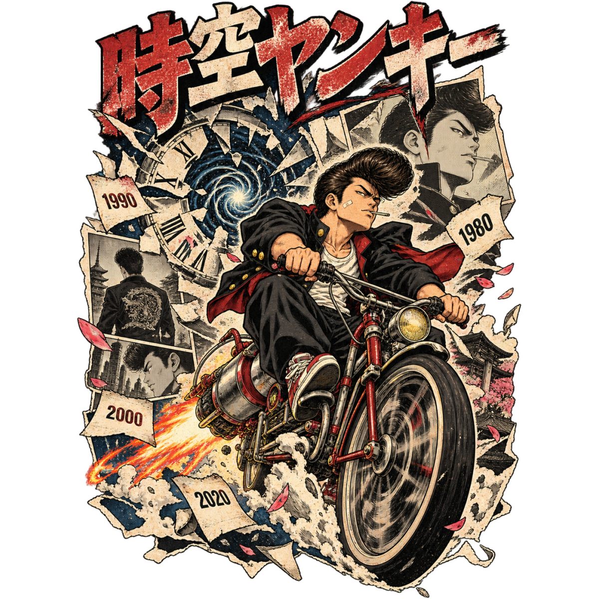 Manga Rebelle Velo Voyage Temporel