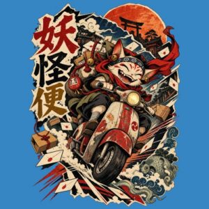 Manga Renard Coursier Scooter Magique
