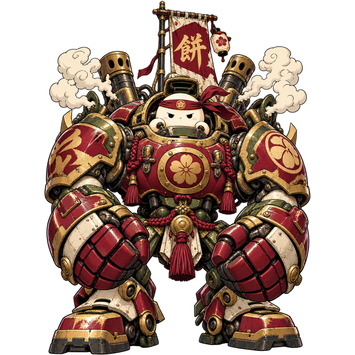 Manga Robot Mochi Samourai Geant