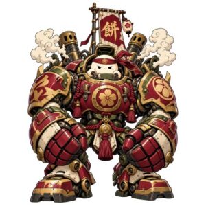 Manga Robot Mochi Samourai Geant