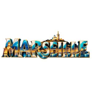 Marseille Marbre Turquoise Nuit Port
