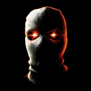 Masque à cagoule yeux lumineux rouges