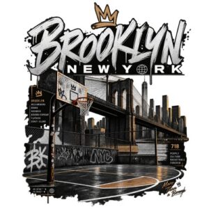 Newyork Brooklyn Basketball Bridge