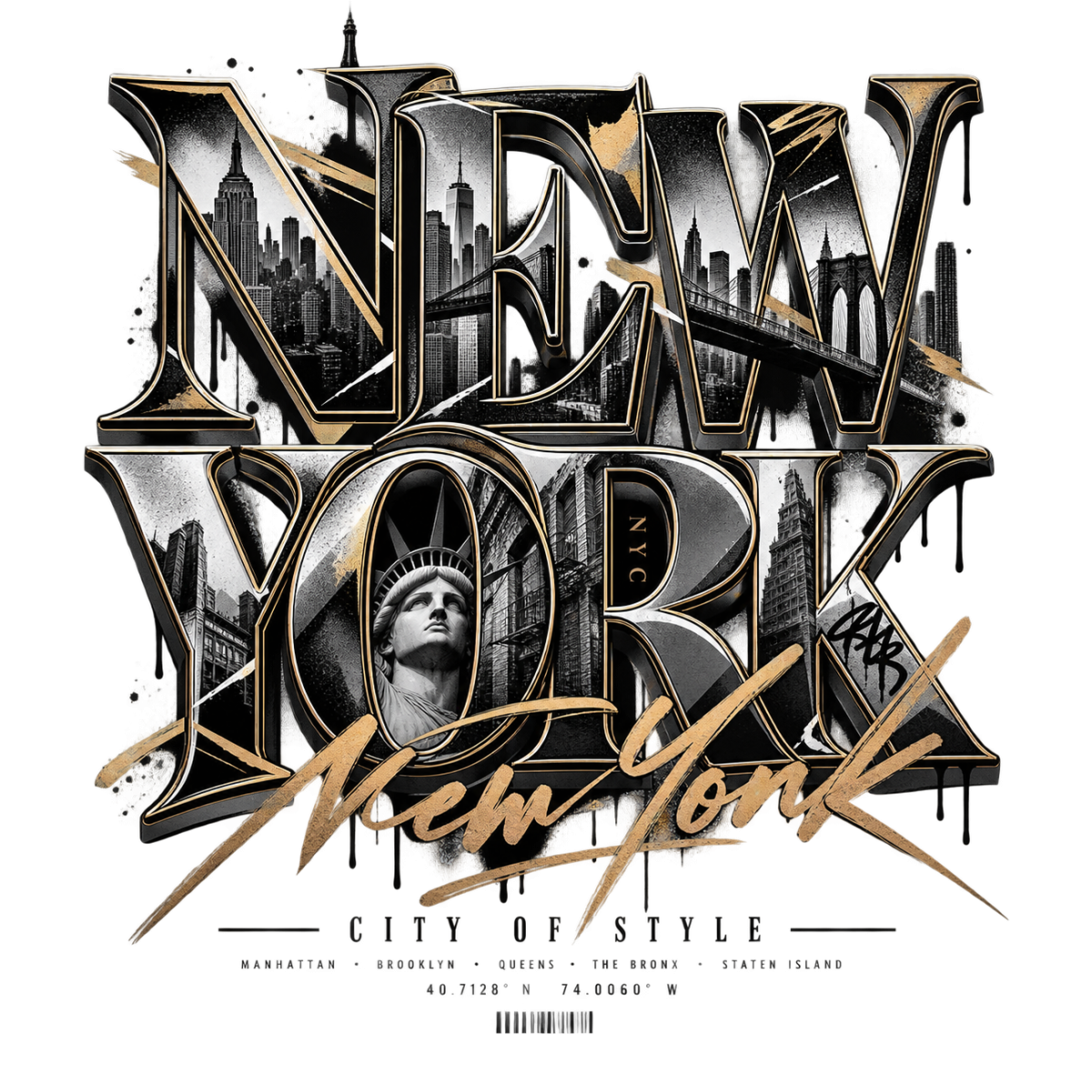 Newyork City Style Typography