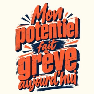 Phrase Humour Potentiel Greve Ironie Retro