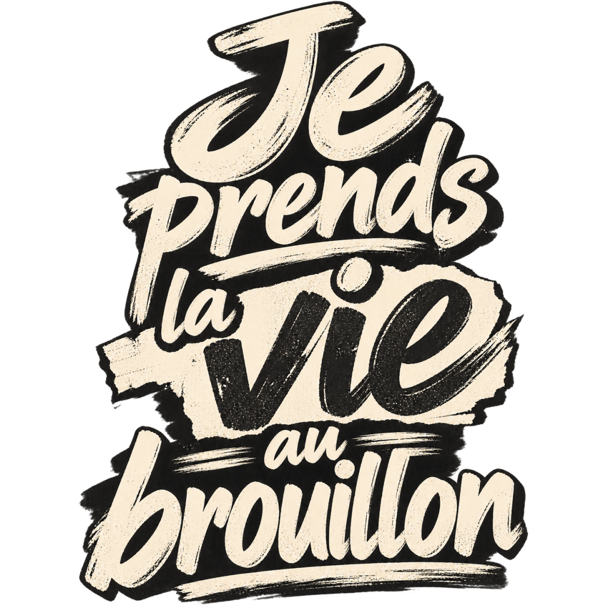 Phrase Humour Vie Brouillon Imparfait Vintage