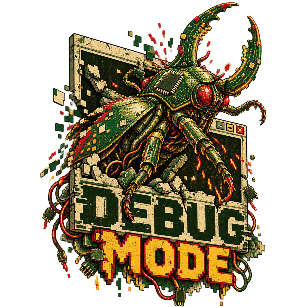 Pixel Gamer Scarabee Circuit Bug Terminal