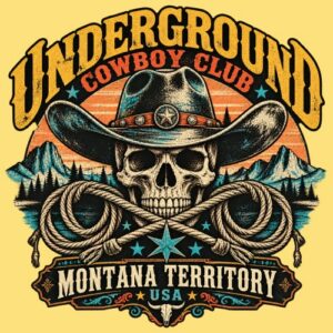 Ranch Cowboy Skull Underground