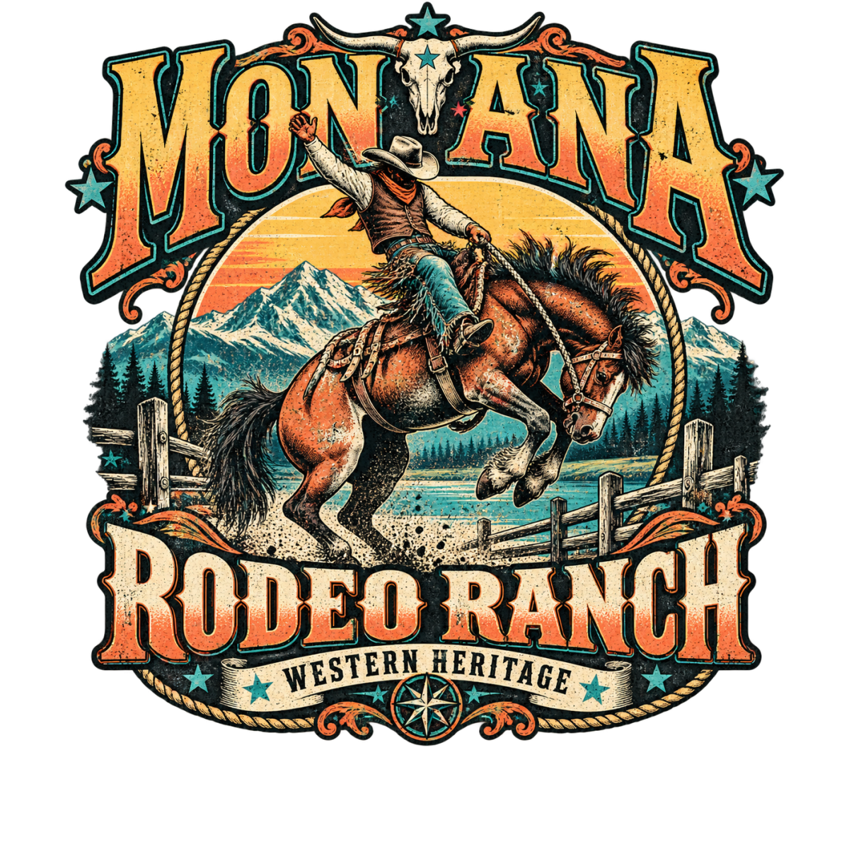 Ranch Montana Rodeo Cowboy