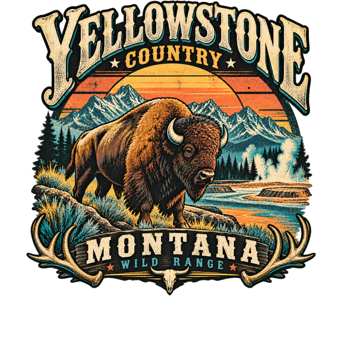 Ranch Yellowstone Bison Montana