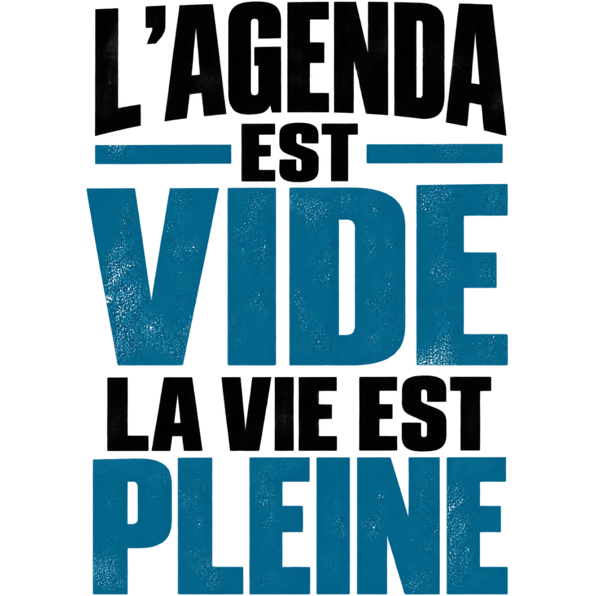 Retraite Agenda Vide Vie Pleine