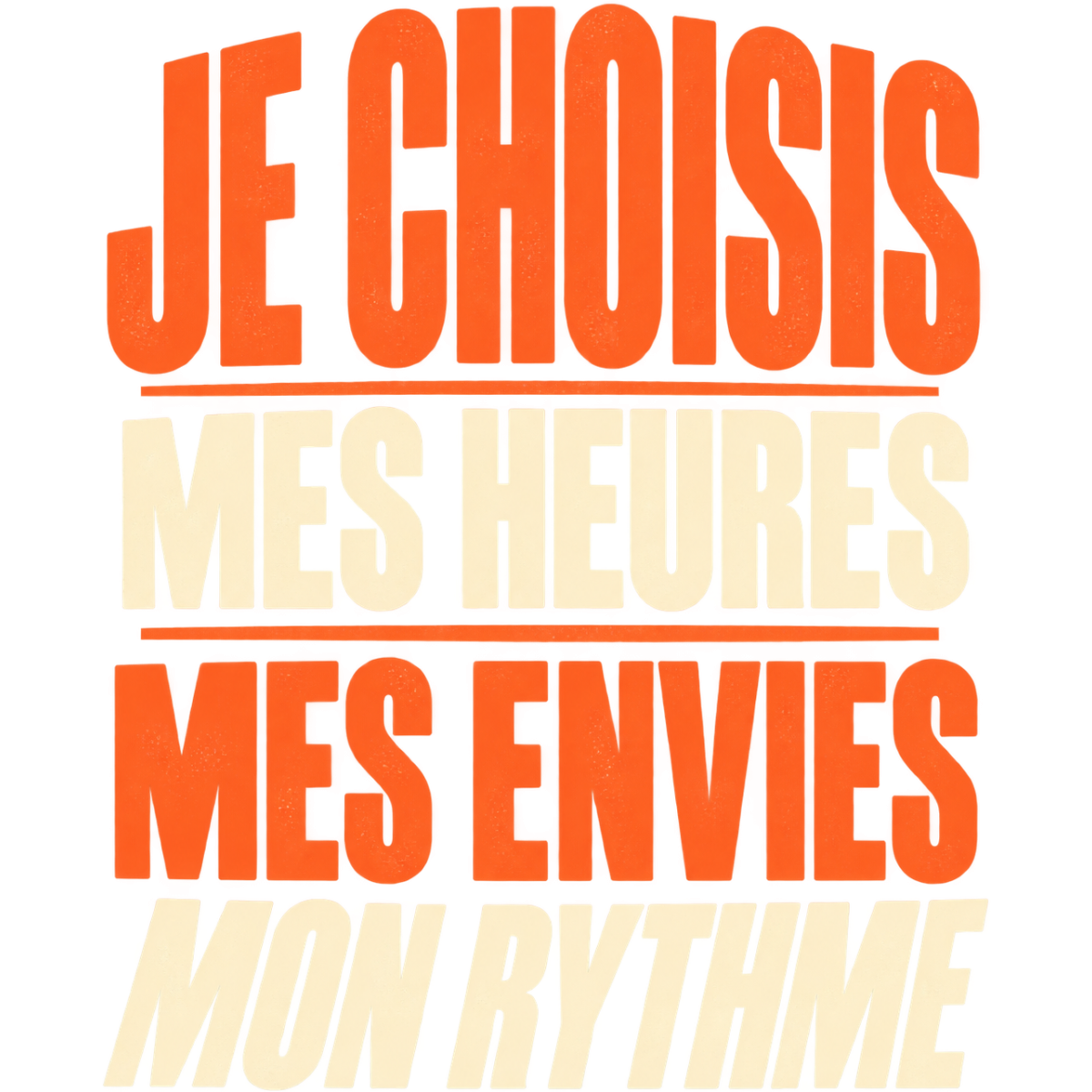 Retraite Choisis Heures Envies Rythme