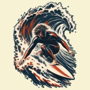 Rider Break Surfeur Traversant