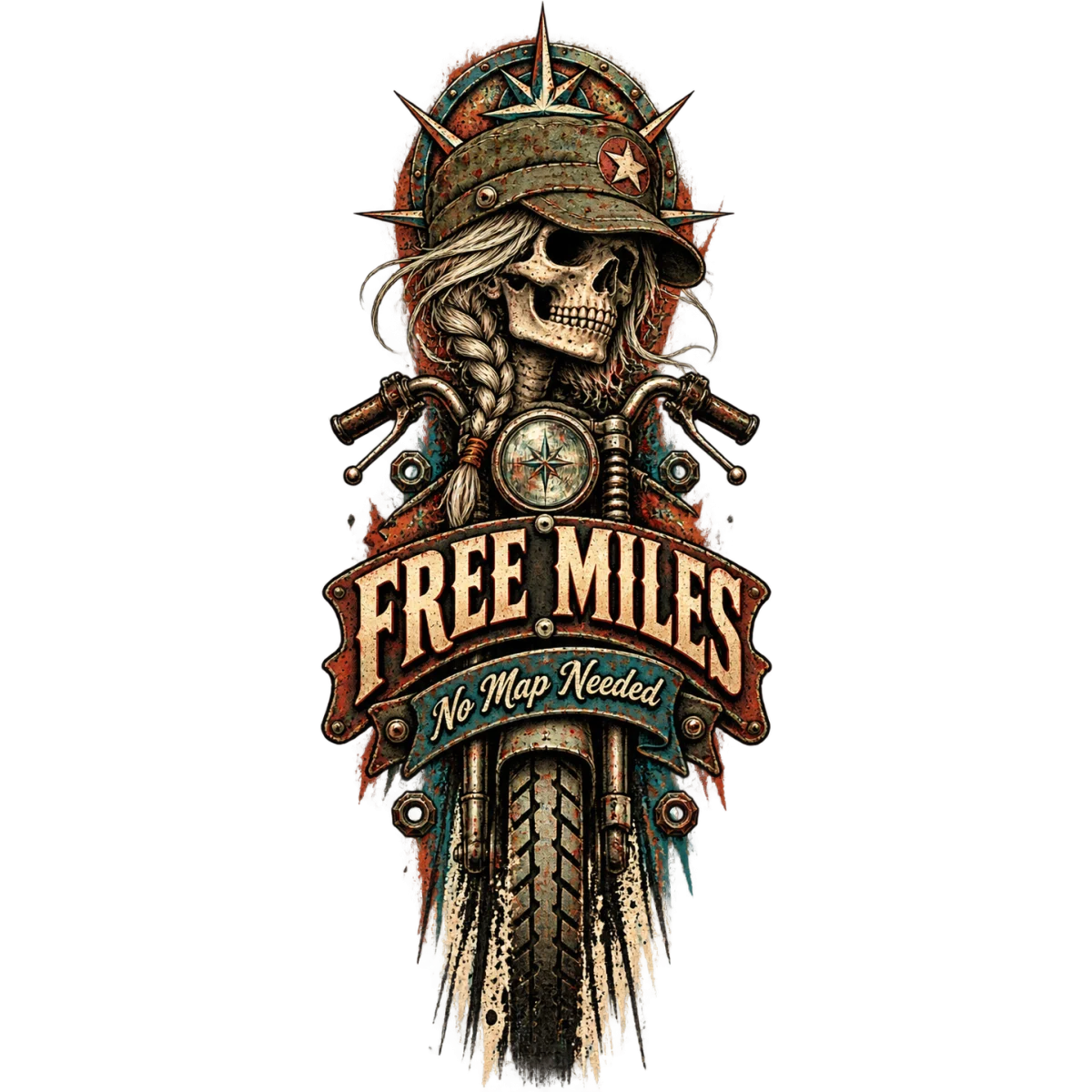 Skull Biker Free Miles