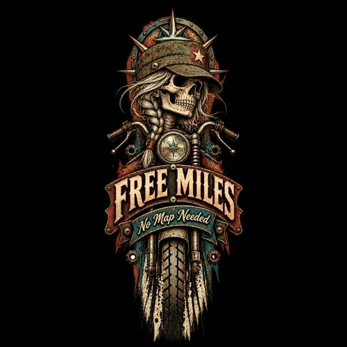 Skull Biker Free Miles