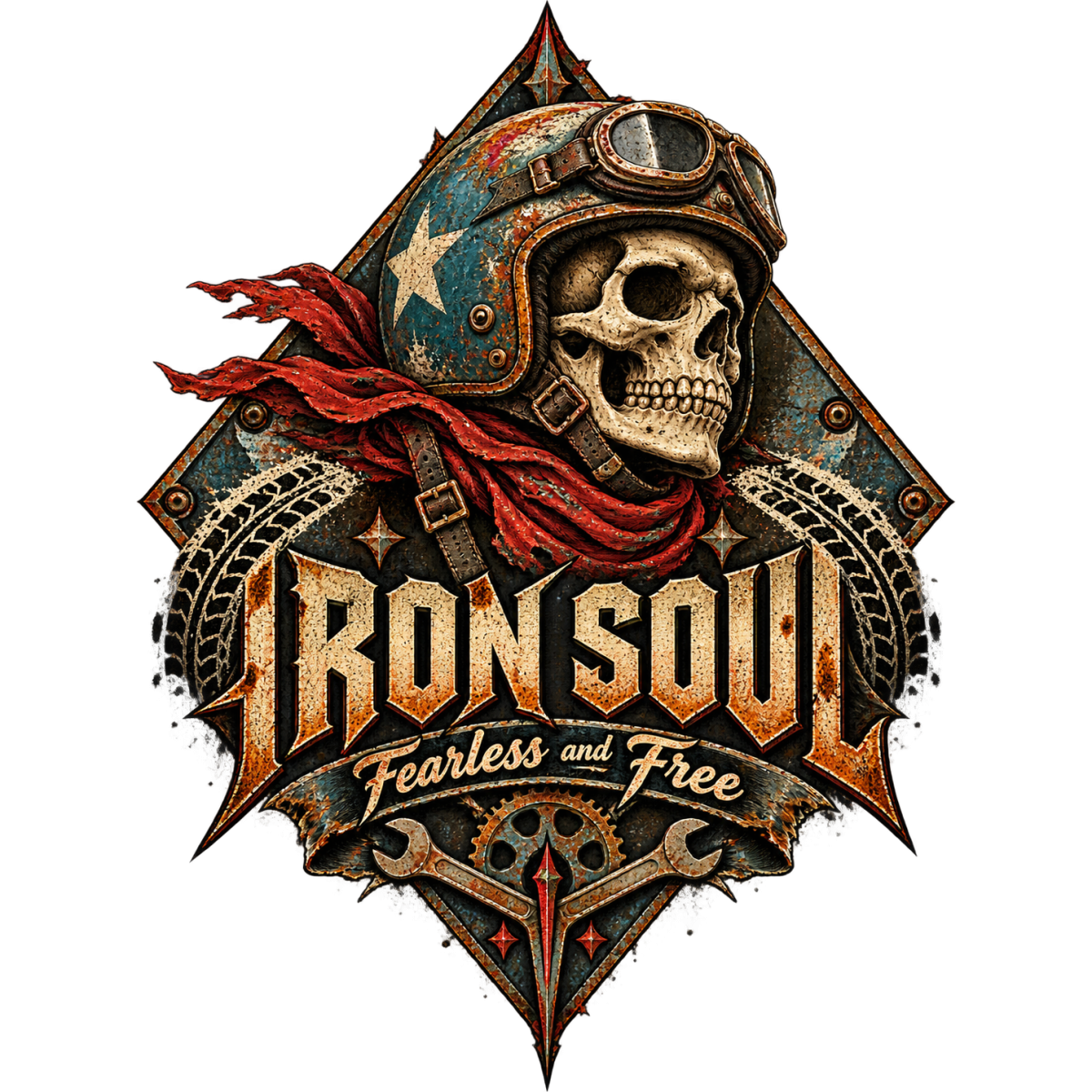 Skull Iron Soul Freedom
