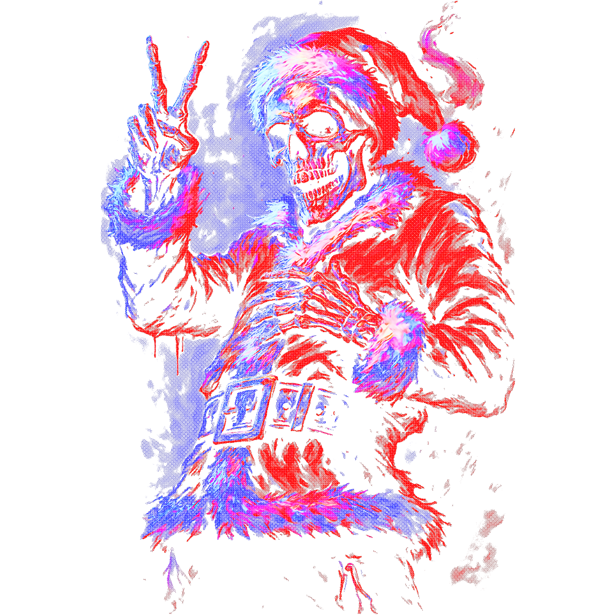 Skull Père Noël V