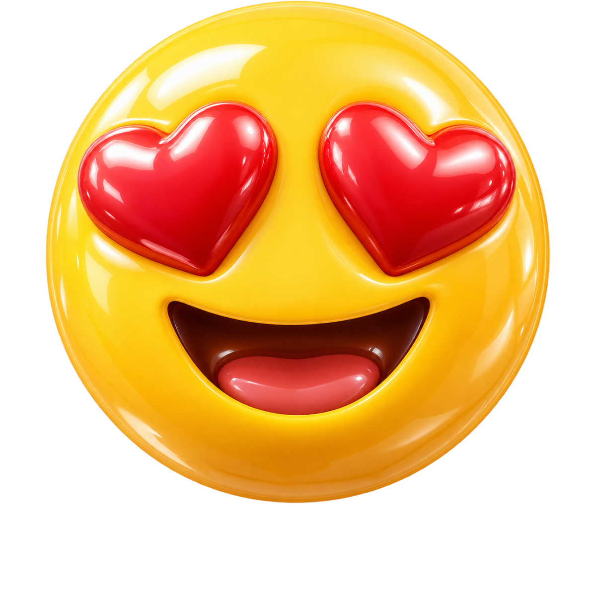 Smiley Amoureux Yeux Coeur