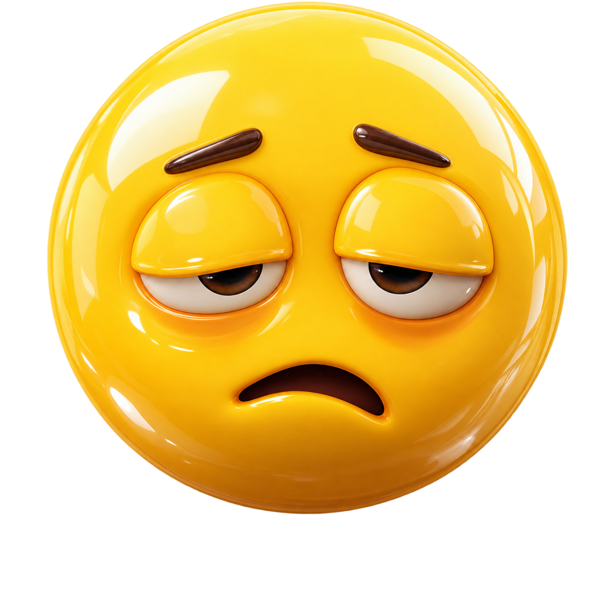 Smiley Fatigue Endormi Lasse