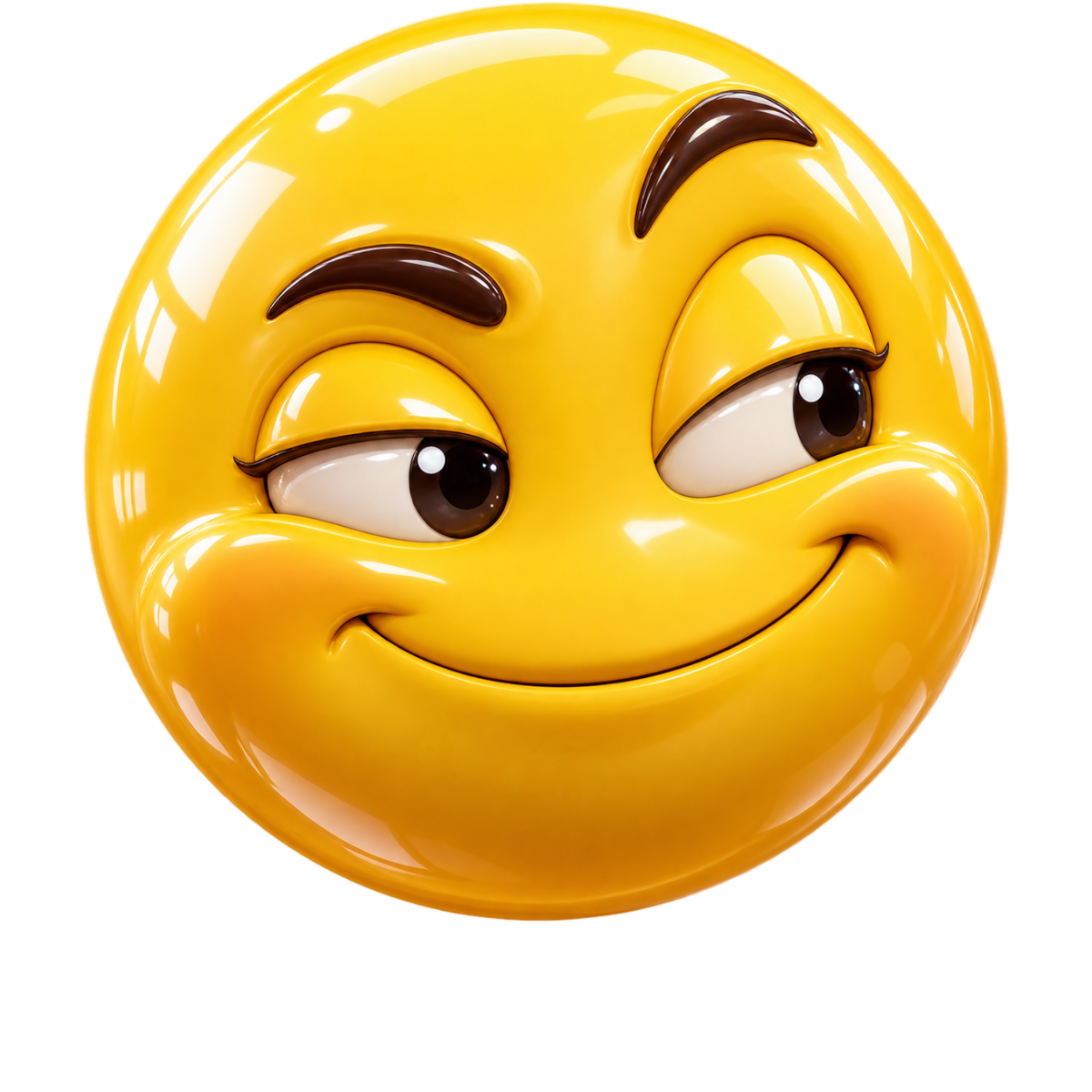 Smiley Malicieux Sourire Coquin
