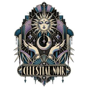 Soleil lune mains étoiles géométrie mystique