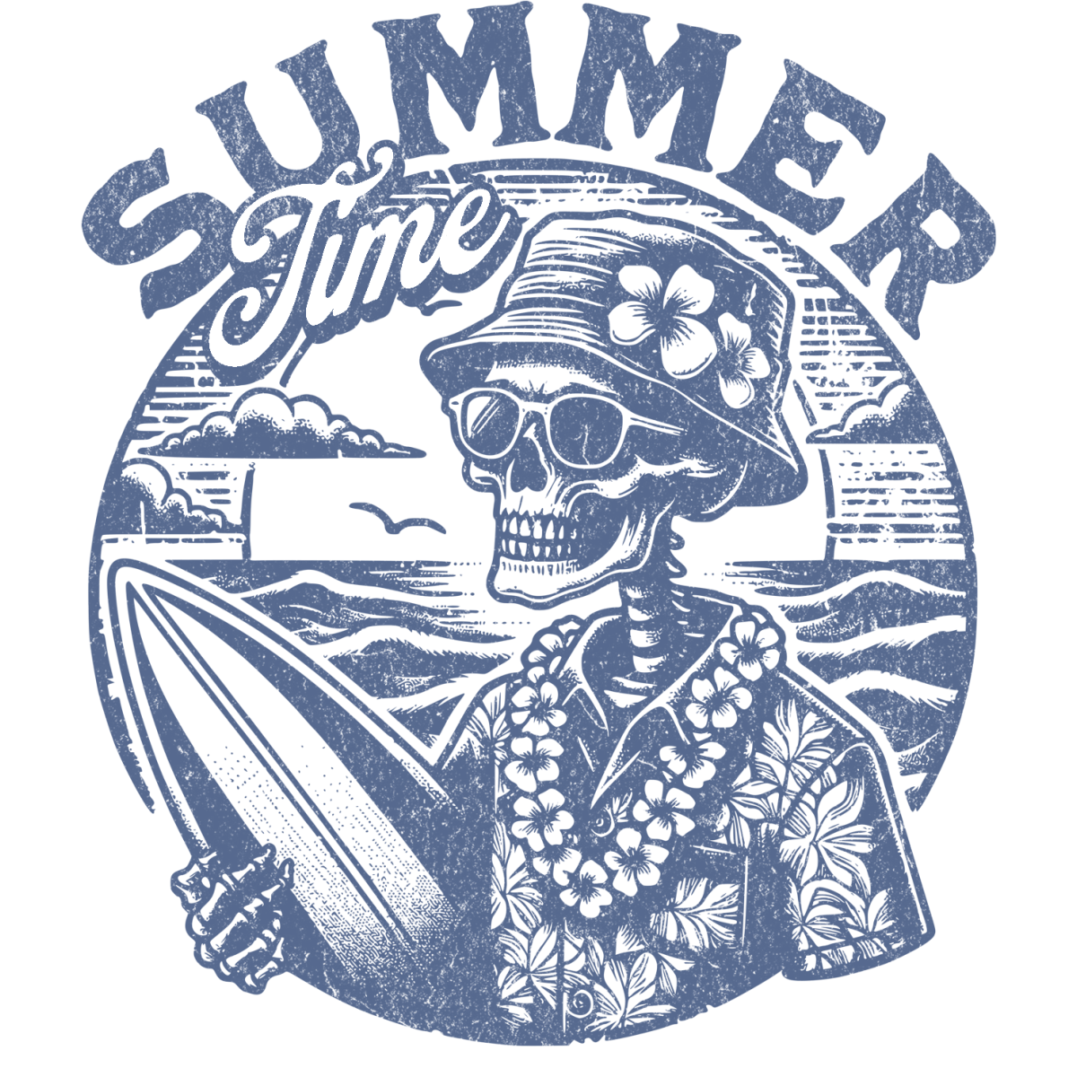 Summer Time Skull