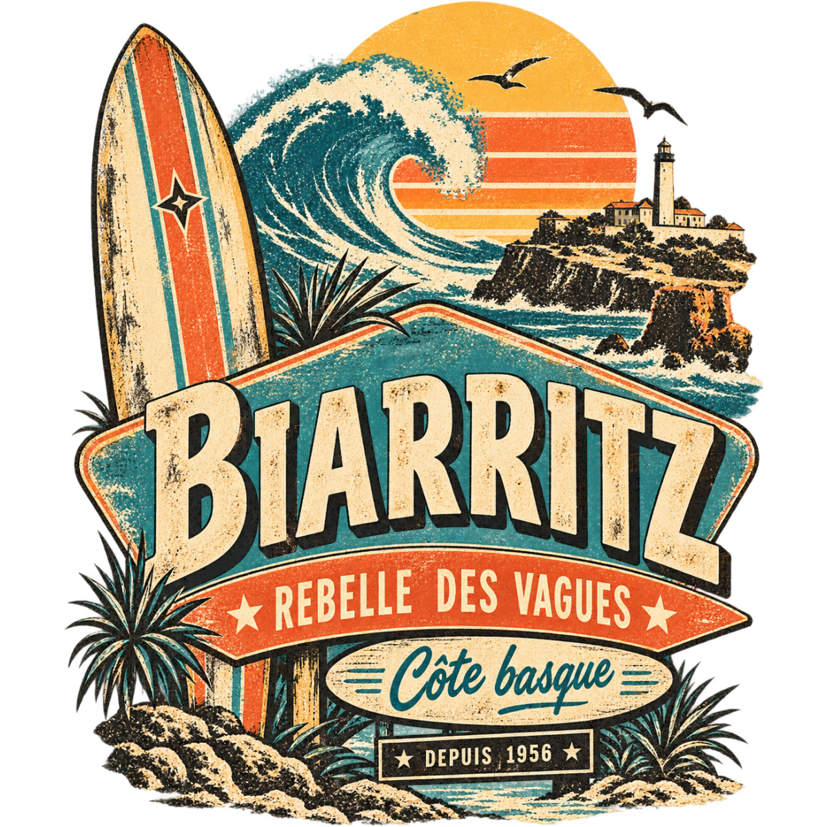 Surf Biarritz Rebelle Vagues